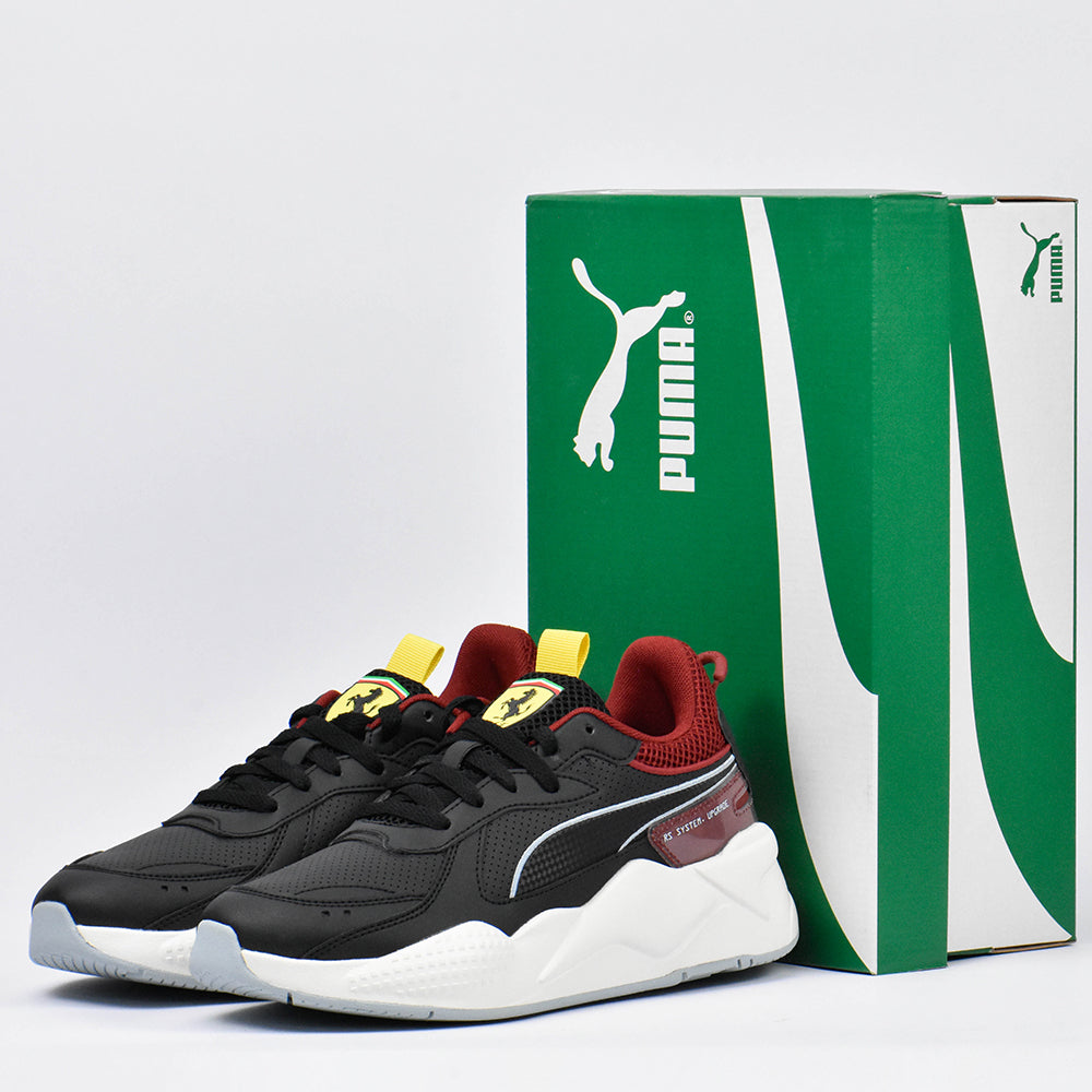 PUMA FERRARI RS-X BLACK INTENSE RED