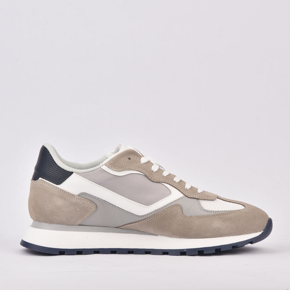 HARMONT AND BLAINE SCARPA UOMO CALF BEIGE BIANCO